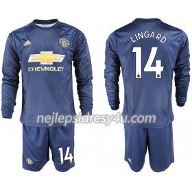Fotbalový Dres Manchester United LINGARD 14 Dětské Alternativní 2018/19 Dlouhý Rukáv